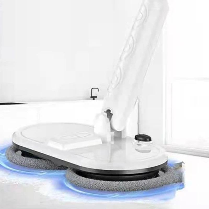 Cordless Electric Spin Mop, Floor Cleaner for Hard Wood & Tile & Laminate & Marble Floors, Scrubber Mop with 2 Mop Pads