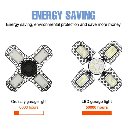 E27 LED Bulb 220V Chandelier E26 Deformable Garage Lamp High Bay Light 110V Barn Lights Bombillas 200W 300W 400W Warehouse Light