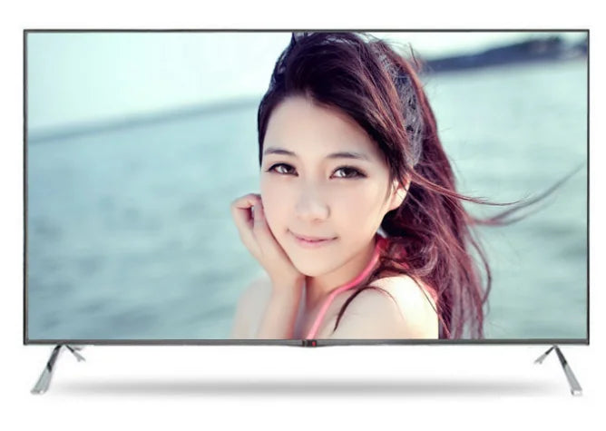 Go 40 50 60 65 inch 4K led monitor screen display WIFI android Internet TV multi language smart T2 led television TV