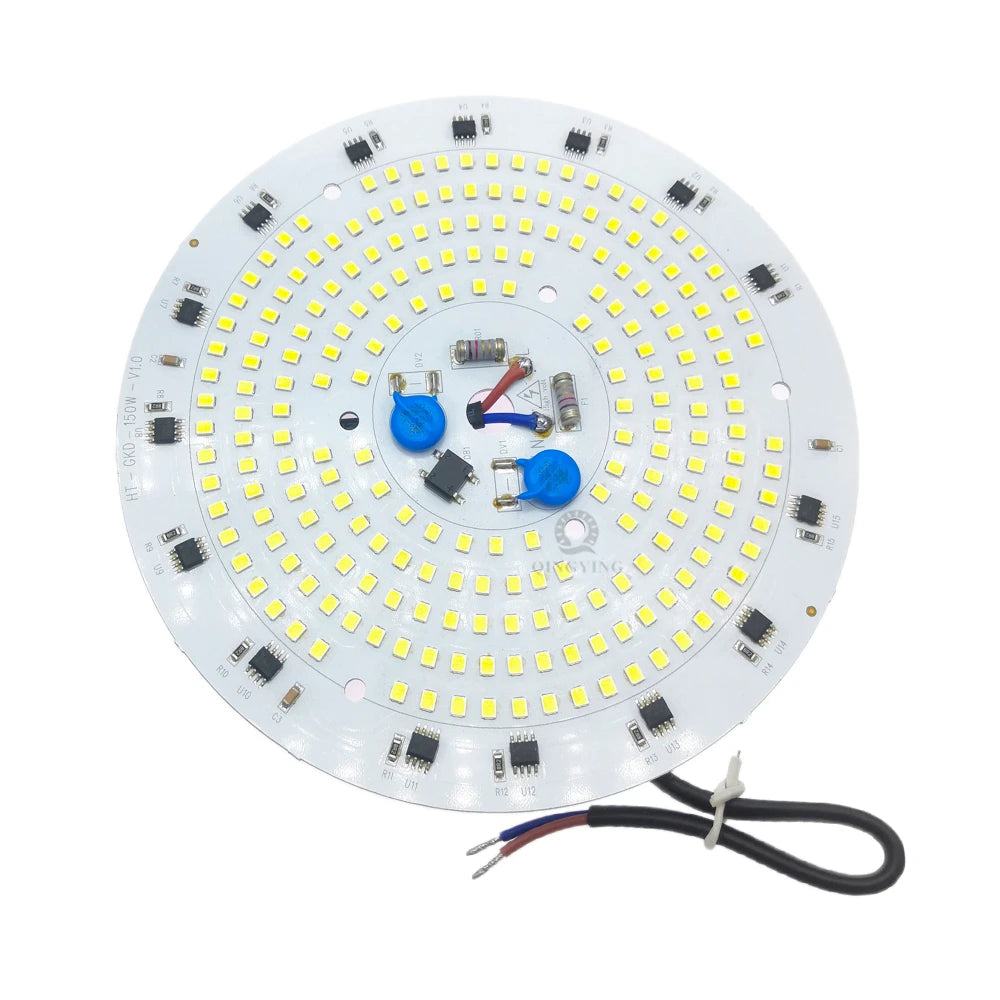 Super Bright AC220V High Bay Lamp Panel 80W 100W 150W 200W SMD2835 Full Power For Factory Garage Warehouse Industrial Lighting