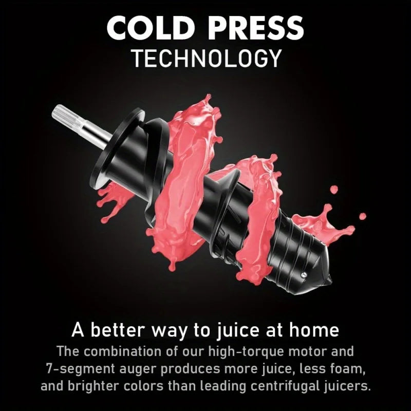 2nd Edition Cold Press Juicer, SiFENE Slow Masticating Juicer Machines for Fruit & Vegetable, Juice Maker Extractor with Dual Mo