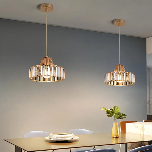 Creative Crystal Led Chandelier Light Indoor Plafon Lustre Pendant Ceiling Lamp In The Kitchen Home Decor Hanging Lamp Luminaire