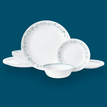 Corelle® Country Cottage, White and Blue, 12 Piece, Dinnerware Setdishes  dinner plates  dinnerware set