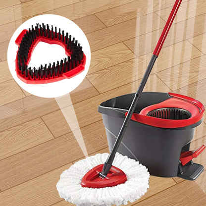 Floor Scrubber Replace Head Spin Mop Scrub Brush Head Triangle Hard Bristle Cleaning Brush for O Cedar 1 Tank System