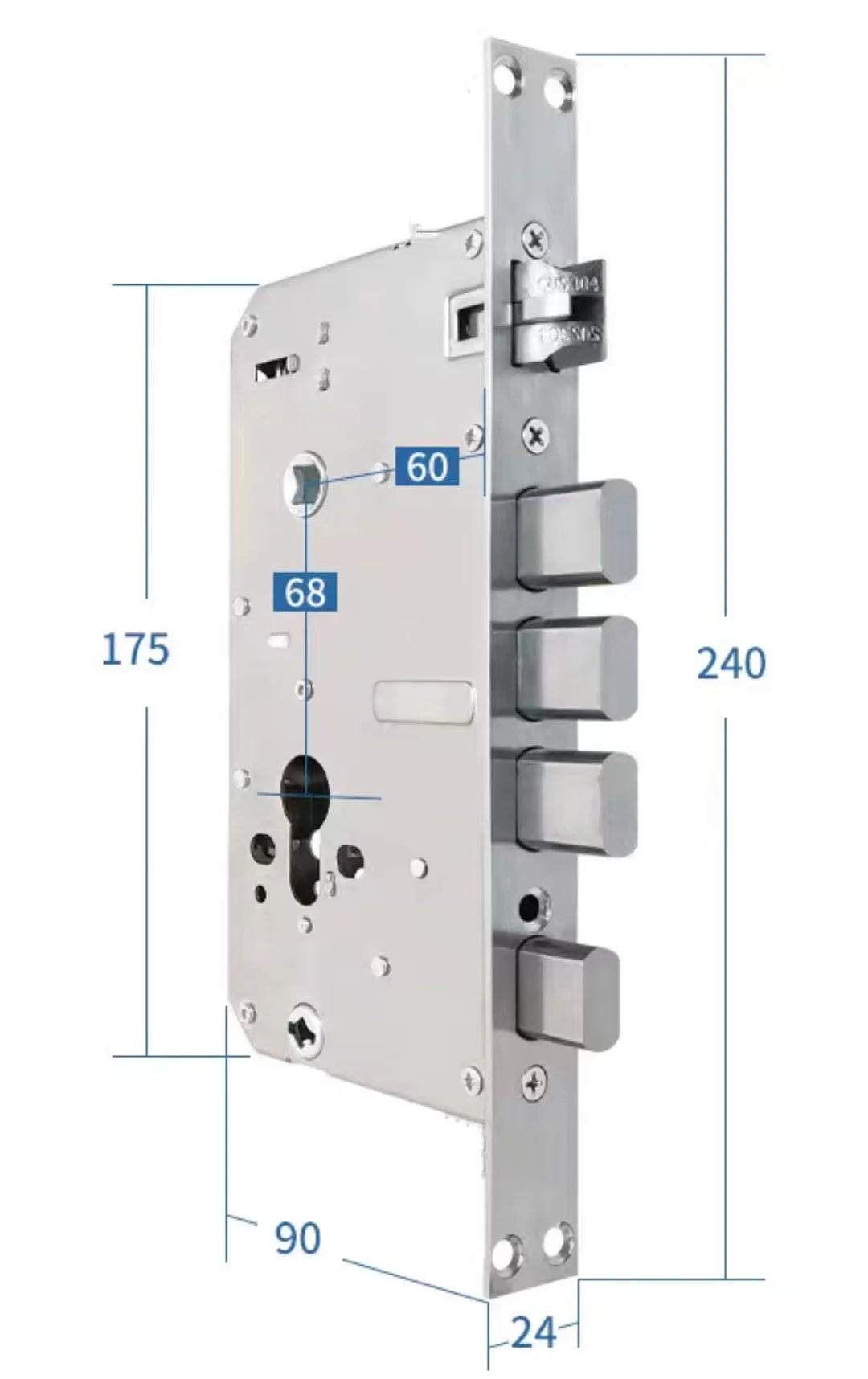 3D Face Recognition Unlock Digital Door Lock With Camera FIngerprint Password Unlock Keyless Electronic Door Lock