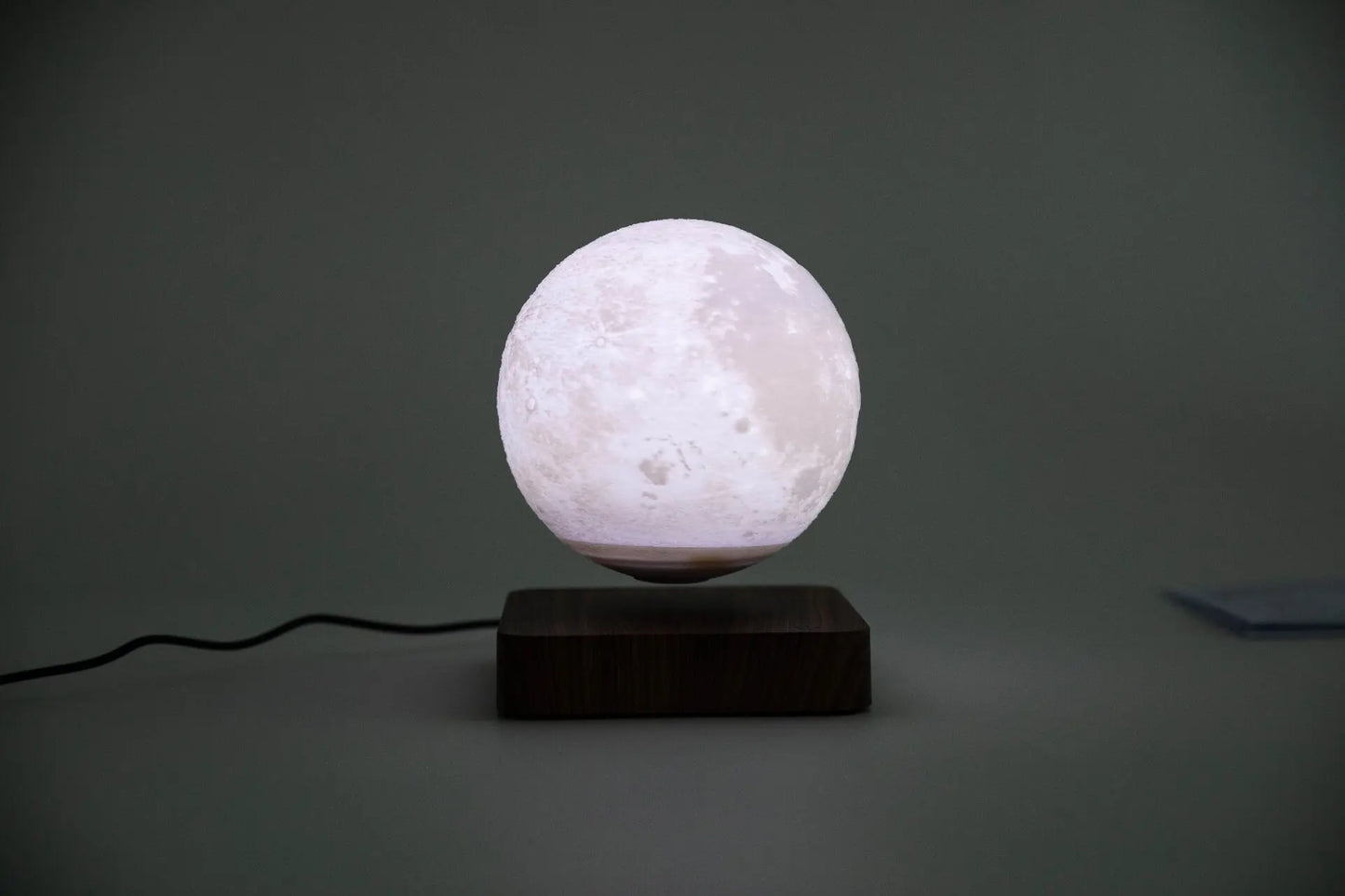 3D Printing Magnetic Levitating Moon Light Moon Lamp for Home Office Decor Creative Gift w/3Colors Modes Touch Switch AC110-120V