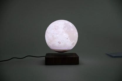 3D Printing Magnetic Levitating Moon Light Moon Lamp for Home Office Decor Creative Gift w/3Colors Modes Touch Switch AC110-120V