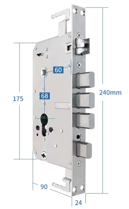 3D Face Recognition Unlock Digital Door Lock With Camera FIngerprint Password Unlock Keyless Electronic Door Lock