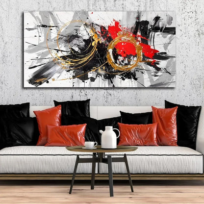 Decorative Paintings Large Abstract Art Wall  Black and White Canvas Wall Art Decorative Pictures for Living Room Home Decor