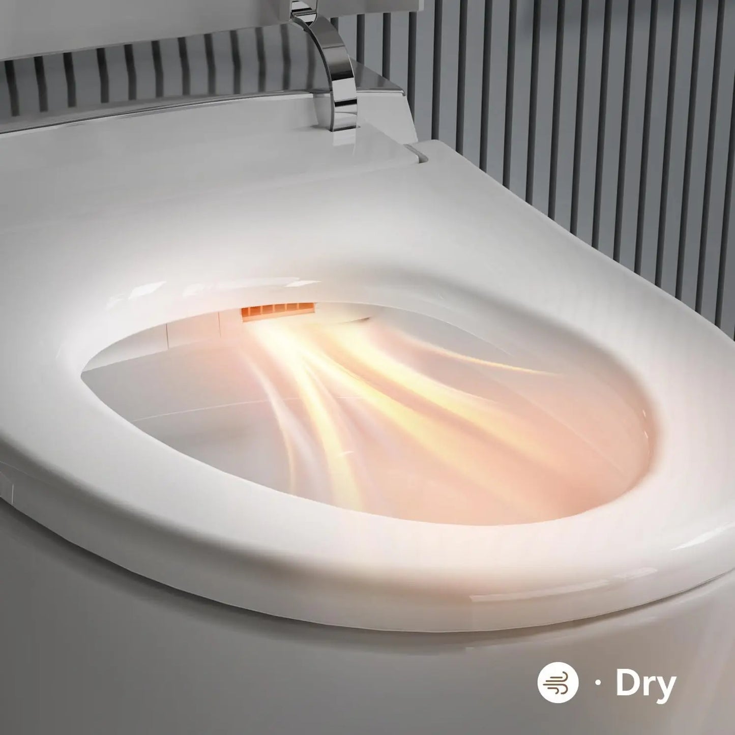 Smart Toilet with Bidet Built In Bidet Toilet with Heated Seat Elongated Japanese Toilet with Automatic Flush Dryer Night Light