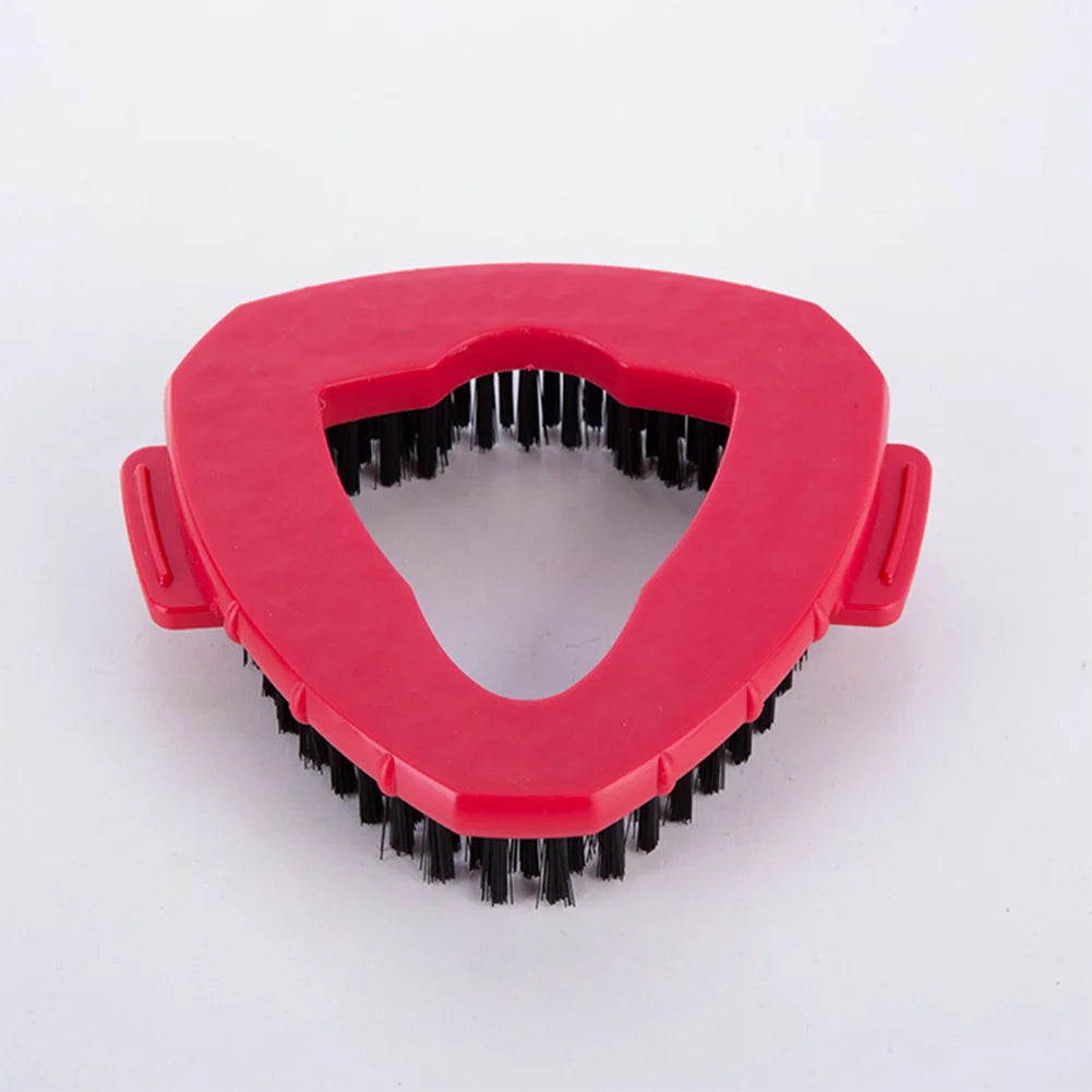 Floor Scrubber Replace Head Spin Mop Scrub Brush Head Triangle Hard Bristle Cleaning Brush for O Cedar 1 Tank System