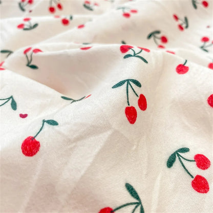 Red Cherry Lovely Bedding Set for Twin Full Queen Size Bed