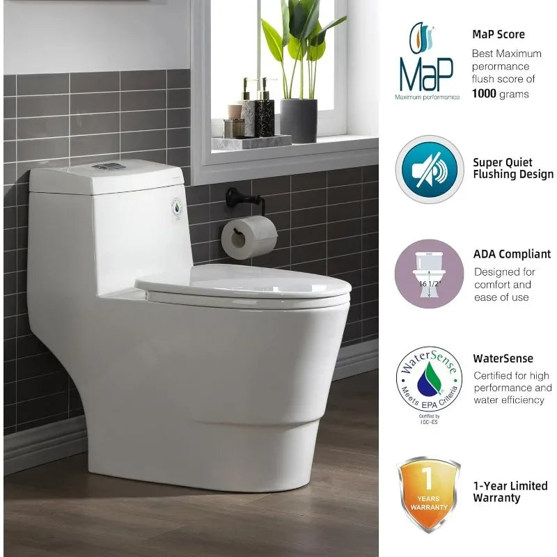 LUXURIOUS MODERN DESIGN Integrated toilet toilet  smart toilet automatic Bathroom Fixture