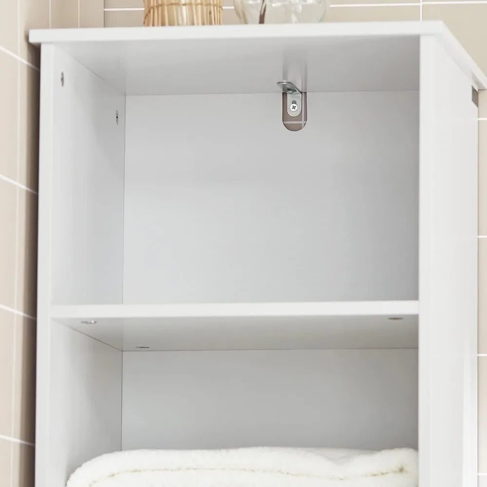 Tower Bath Cabinet With Shelf Bathroom Furniture Tall Bathroom Storage Cabinet With Shelves and Drawers Home