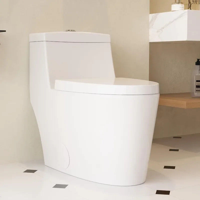 Smart Toilet: Extended Design with dual Flush System.