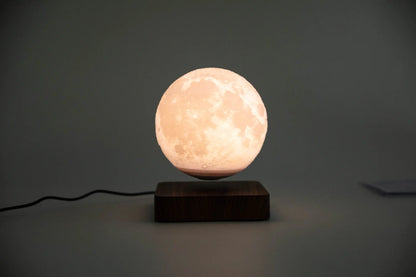 3D Printing Magnetic Levitating Moon Light Moon Lamp for Home Office Decor Creative Gift w/3Colors Modes Touch Switch AC110-120V