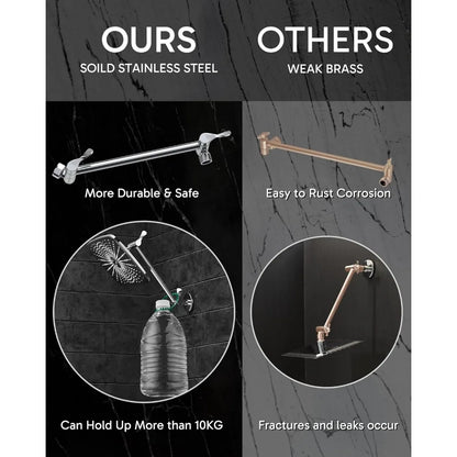 Rain Shower Head,12 Inch Large Rainfall Showerhead,,Adjustable High Pressure Waterfall Rain Fall Showerheads