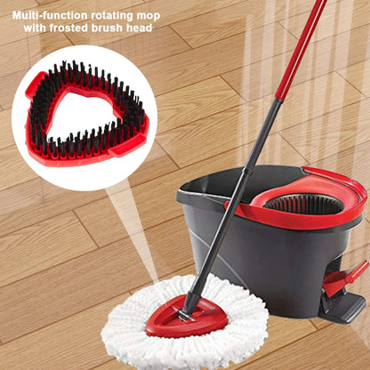 Floor Scrubber Replace Head Spin Mop Scrub Brush Head Triangle Hard Bristle Cleaning Brush for O Cedar 1 Tank System