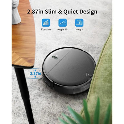 Robot Vacuum and Mop Combo, 2 in 1 Mopping Robot Vacuum Cleaner with Schedule, Wi-Fi/App/Alexa, 1400Pa Max Suction,