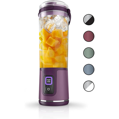 Portable Blender USB-C Rechargeable, Dishwasher Safe Parts, Kitchen Appliances, Juicers