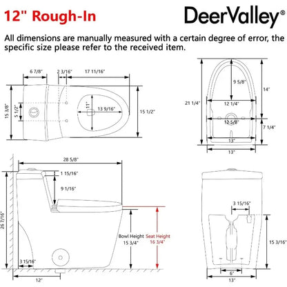 Extended integrated toilet, dual flush toilet, efficient modern toilet smart